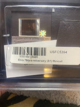 Load image into Gallery viewer, Genuine Film Cell USFC5394 Elvis 75th Anniversary (S1) Minicell Framed &amp; Matted
