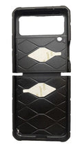 Load image into Gallery viewer, Galaxy Samsung Z Flip 3 Phone Case Black Slide Cover Ring Stand NEW
