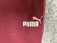 Load image into Gallery viewer, Puma Pants Adult Medium 29x26.5 Maroon Jogger Sweatpants Tapered Activewear Mens
