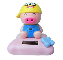 Load image into Gallery viewer, NEW McDull Pig Dancing Bobble Heads Collectible Toy Solar Powered
