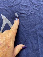 Load image into Gallery viewer, Nike Shirt Adult Medium Navy Football Athletic Activewear Swoosh Spell Out Mens
