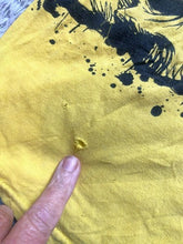 Load image into Gallery viewer, Vintage Fleur De Lis Shirt Adult Large Yellow Skull Gothic Grunge Affliction Men
