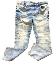Load image into Gallery viewer, Southpole Jeans Adult 36x30 Blue Denim Skinny Grunge Distressed MCMXCI Mens
