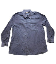 Load image into Gallery viewer, Vintage MAGA Shirt Adult 3XL XXXL Charcoal Linen Button Up Pocket Italy Mens
