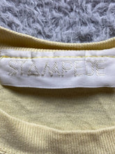 Load image into Gallery viewer, Stampede Shirt Womens Large Yellow Sailboat Sailing Artsy Boat Pullover Ladies
