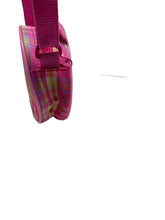 Load image into Gallery viewer, Hello Kitty Shoulder Bag Pink Plaid Small Round 76' 17 Sanrio Purse
