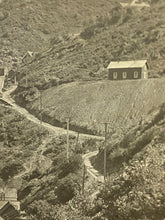 Load image into Gallery viewer, 1910 Real Photo Postcard New Engl ND Last Chance Mines Mining Town Mountain RPPC
