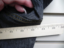 Load image into Gallery viewer, Denim 24/7 Jacket Womens 34W Black Denim Button Up Pockets Tunic Plus Ladies
