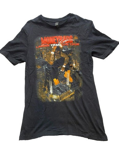 Moneybagg Yo Shirt Womens Small Black Larger Than Life Tour American Rapper Rap