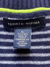 Load image into Gallery viewer, Tommy Hilfiger Vest Youth Extra Large Blue Green Argyle Diamond Sweater Boys
