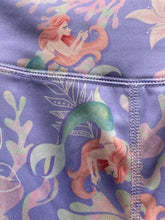 Load image into Gallery viewer, The Little Mermaid Leggings Womens Small Workout Athleisure Disney Capri AOP
