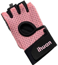 Load image into Gallery viewer, ihuan Sport Glove Vented Biking Weight Lifting Workout Wrist Strap Right Hand
