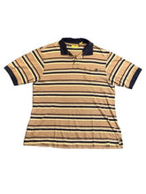 Load image into Gallery viewer, Duck Head Shirt Adult Medium Navy Brown Preppy Pocket Casual Golf Polo Mens
