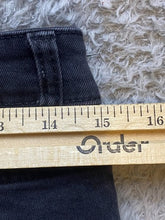 Load image into Gallery viewer, Blue Topic Jeans Juniors 11/12 Black Denim Distressed Grunge Streetwear Girls
