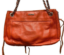 Load image into Gallery viewer, Rebecca Minkoff  Shoulder Purse Leather Chain Strap Zip Expandable Animal Print
