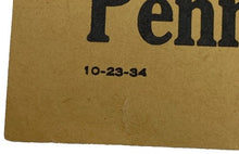 Load image into Gallery viewer, 1934 Pennsylvania Railroad Advertisement Chicago World's Fair Cardstock
