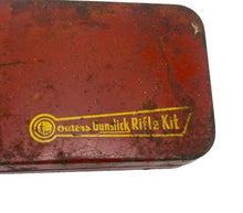 Load image into Gallery viewer, Vintage Outers Gunslick Rifle Cleaning Kit Red Metal Case
