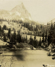 Load image into Gallery viewer, Real Photo Postcard Square Lake MN RPPC Nature Mountain AZO Stamp Unaddressed
