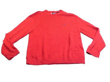 Load image into Gallery viewer, VTG Chaps Sweater Adult Large Red Knitwear Crest Logo Outerwear Pullover Mens
