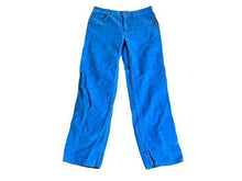 Load image into Gallery viewer, Marc Jacobs Pants Womens 24x25 Blue The Turn-Up Jean Corduroy Capri Crop Italy
