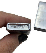 Load image into Gallery viewer, Lot of 2 Vintage Zippo Lighters Bradford Silver Metal Flip-top
