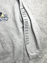 Load image into Gallery viewer, Disney Parks Sweatshirt Adult 2XL Gray 2018 Magic Mickey Goofy Donald Hoodie Men
