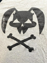 Load image into Gallery viewer, Champion Shirt Adult Large Gray Black Fear The Bunny Raglan Authentic Grunge Men
