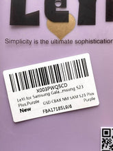 Load image into Gallery viewer, Samsung S23 Phone Case Hard Lavender Gold Heart NEW
