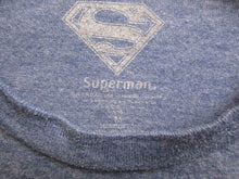 Load image into Gallery viewer, Superman Shirt Womens Medium Blue Classic Logo DC Comics Streetwear Casual Lady
