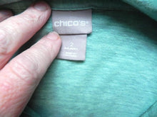 Load image into Gallery viewer, Chicos Shirt Womens 2 Buttons Collared Pockets Casual Blouse Ladies
