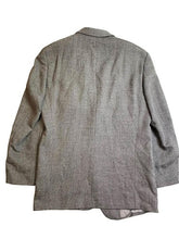 Load image into Gallery viewer, Hugo Boss Sport Coat Mens 44R Black Gray Tweed Single Breasted 100% Wool Suit
