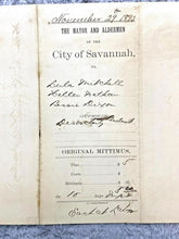 Load image into Gallery viewer, 1893 Savannah GA Arrest Warrant 10 Day Sentence Seal Antique Ephemera
