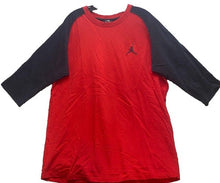Load image into Gallery viewer, Nike Air Jordan Shirt Mens Extra Large Red Black Jumpman Raglan Athleisure
