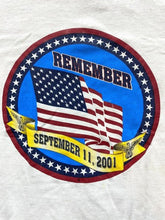 Load image into Gallery viewer, VTG Remember September 11 2001 Shirt Adult Extra Large Patriotic Flag Eagle 9/11
