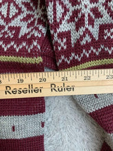 Load image into Gallery viewer, VTG The Men's Store Sears Sweater Adult Medium Red Fair Isle Snowflake 80s Mens
