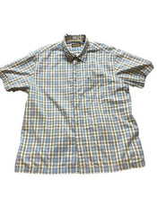 Load image into Gallery viewer, GH Bass Co Shirt Adult Extra Large Blue Plaid Button Up Oversized Casual Mens
