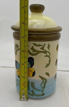 Load image into Gallery viewer, French Garlic Jar Keeper Collectible USA Edition Butterfly Hand Crafted NEW
