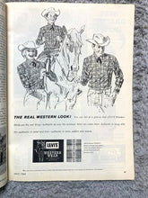 Load image into Gallery viewer, 1963 The Western Horseman Magazine Cowboys Rancher Rodeo Bull Riders Advertising

