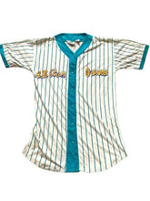 Load image into Gallery viewer, VTG All  Star Game Jersey Womens One Size Teal Blue Button Up Baseball Ladies
