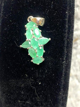Load image into Gallery viewer, Lot of 4 Pendants Emerald Sapphire Amethyst Citrine Gems Lab Created NEW
