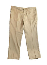 Load image into Gallery viewer, Kenneth Cole Pants Adult 40x29.4 Tan Awareness Straight Wool Spandex Dress Mens
