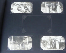 Load image into Gallery viewer, ANTIQUE C. 1927 Photo Album w/ 92 Photos Cars Fishing Pets Train Washington DC
