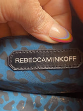Load image into Gallery viewer, Rebecca Minkoff  Shoulder Purse Leather Chain Strap Zip Expandable Animal Print
