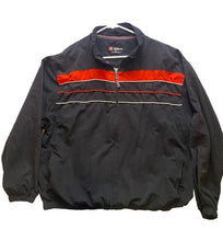Load image into Gallery viewer, Wilson Jacket Adult Extra Large Black Full Zip Track Athletic Windbreaker Mens
