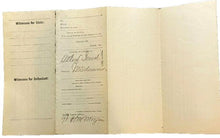 Load image into Gallery viewer, 1892 Arrest Warrant Misdemeanor Watch Theft Savanah Georgia Antique Ephemera

