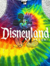 Load image into Gallery viewer, Disneyland Shirt Womens Small Tank Mickey Mouse Rainbow Tie Dye Disney Ladies
