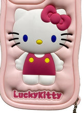 Load image into Gallery viewer, Hello Kitty  iPhone 15 Pro Max Phone Case Lucky Kitty Silicone Pink NEW
