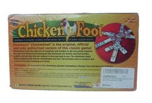 Load image into Gallery viewer, ChickenFoot Professional Size Double 9 color Jumbo Dot Dominoes University Games
