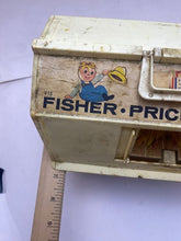 Load image into Gallery viewer, Vintage Fisher Price Toys Barn Silo No Doors 1967 Circus Poster Family Play Farm
