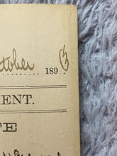Load image into Gallery viewer, 1893 Arrest Warrant for Larceny Georgia Antique Ephemera
